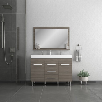 Roylene 472 Double Bathroom Vanity with Solid Surface Top