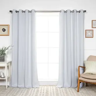 Alysheeya Polyester Blackout Single Curtain Panel