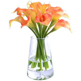 Foam Lillies Arrangement in Vase