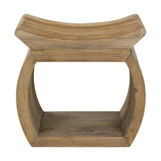 Lera Solid Wood Accent Stool