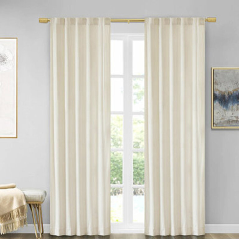 Azura Adjustable Single Curtain Rod