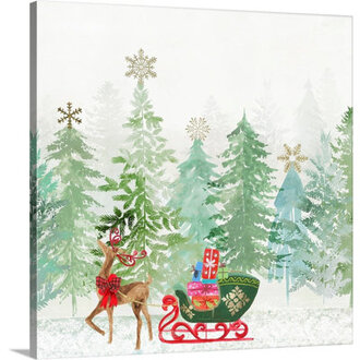 Holiday Greetings  Painting Print