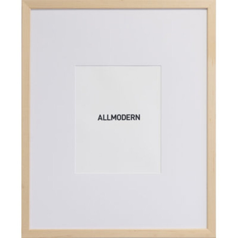 Capullo Wood Matte Picture Frame with Mat