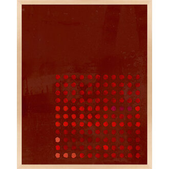 Circles In Squares Series I  Circles In Squares 7  by Jacques Pilon Painting Print