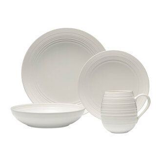 Mikasa Swirl Coupe 4-Piece Place Setting Service for 1