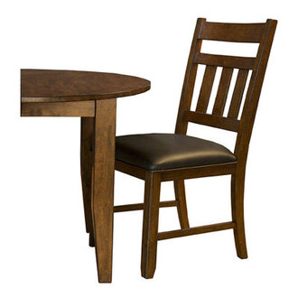 Osya 20 H Faux Leather Upholstered Side Chair