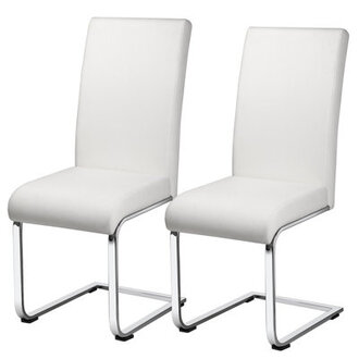 Austwell 20 H Faux Leather Upholstered Metal Parsons Chair