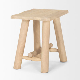 McGreggor Solid Wood Accent Stool