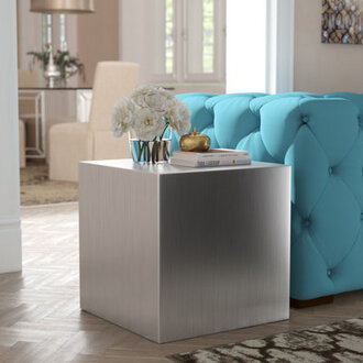 Jules Steel Top End Table
