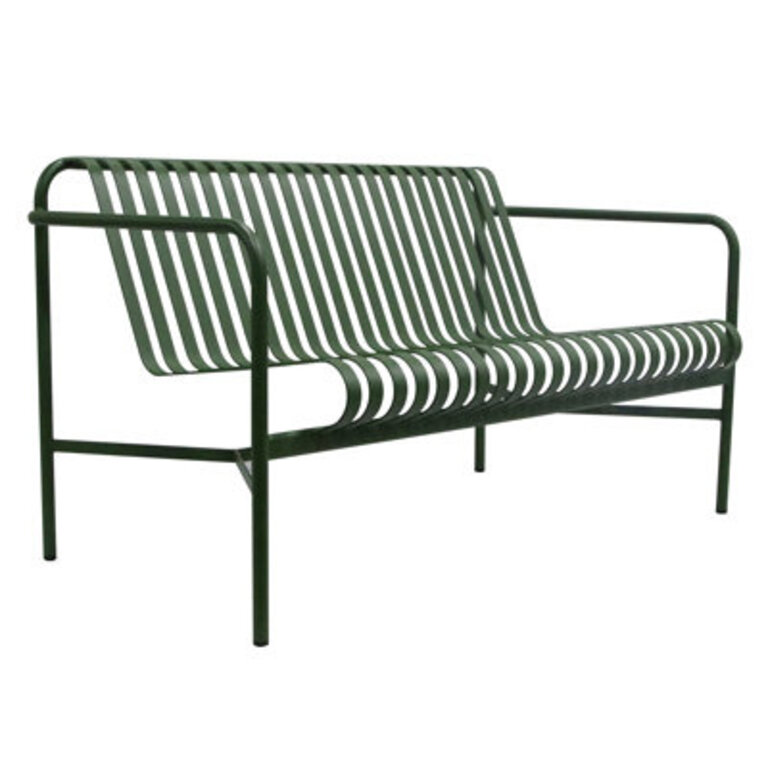 Abra 5335 Powder Coated Steel Outdoor Loveseat