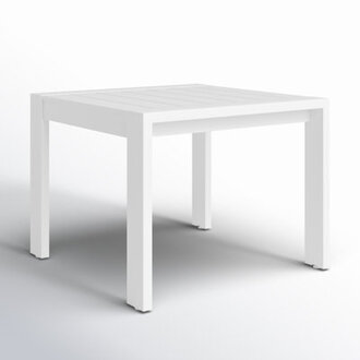 Jayton Square Aluminum Outdoor Side Table