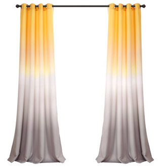 Umbre Fiesta Polyester Room Darkening Curtain Pair