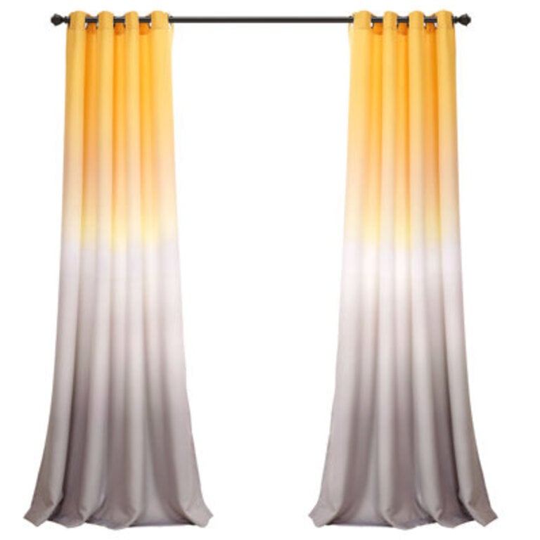 Umbre Fiesta Polyester Room Darkening Curtain Pair