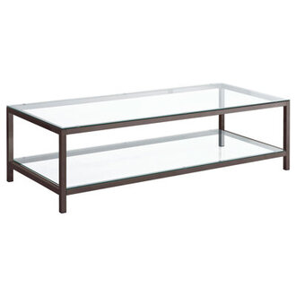 Hornsey Coffee Table with Glass Shelf