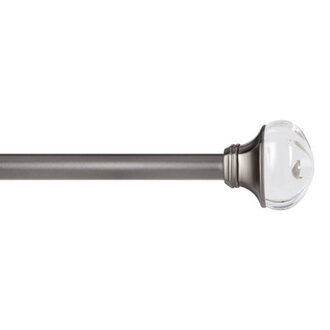 Kingstown Grayson 12 Pewter Double Curtain Rod