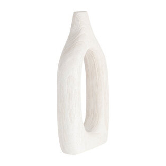 Cut-out Vase Paulownia Woo Decorative Rustic Vase for Wedding Centerpieces and Tabletop Decor