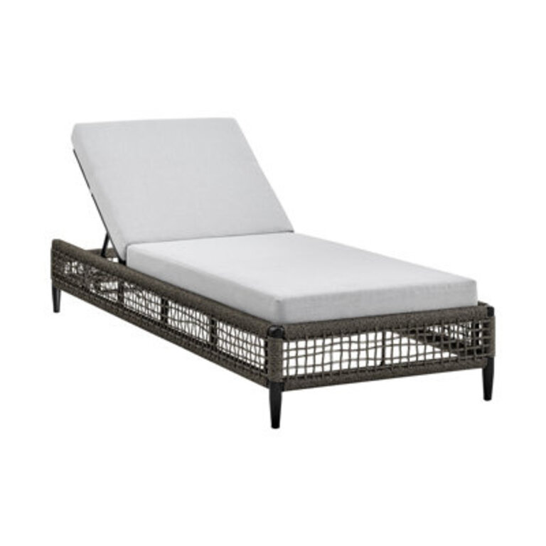 Scotia Outdoor Metal Chaise Lounge  Cushion Included