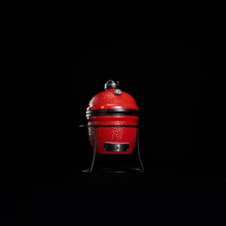 Kamado Joe Joe Jr 135-inch Portable Charcoal Grill in Red