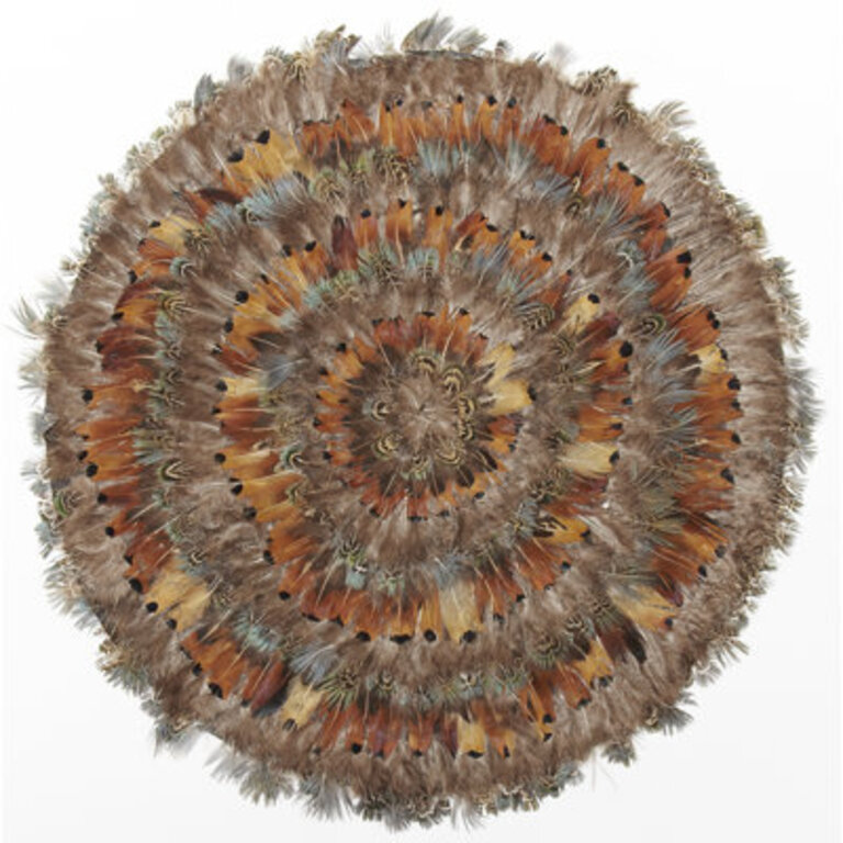 Kensleigh Feather Abstract Round Placemat