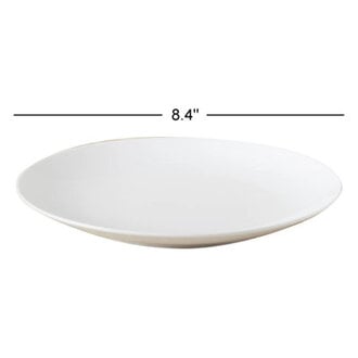 Set of 4 Miera Porcelain Salad Plates Set of 4 Miera Porcelain Salad Plates