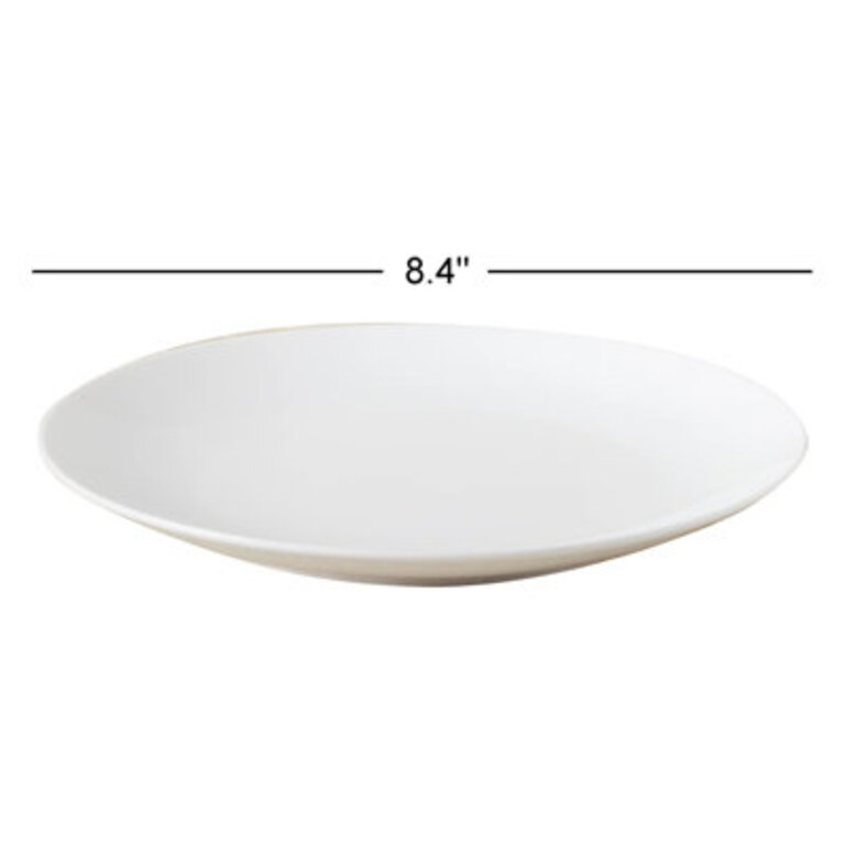 Set of 4 Miera Porcelain Salad Plates