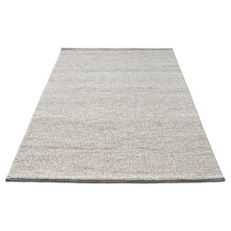 Braided Handmade Weave Medium Pile Ivory Wool Area Rug By Tufty Home