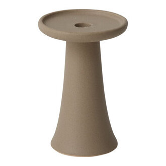 7 H Concrete  Cement Tabletop Candlestick