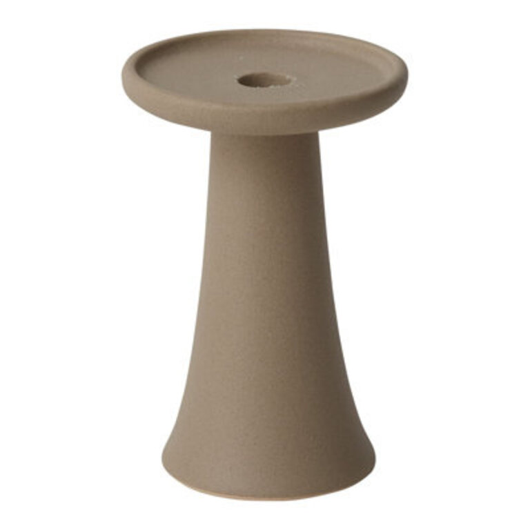 7 H Concrete  Cement Tabletop Candlestick
