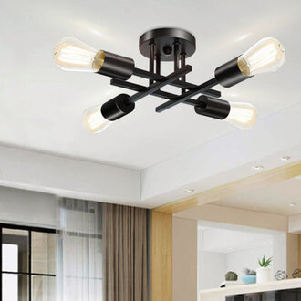 Hannah-Jayne 417 Sputnik Modern Linear Flush Mount