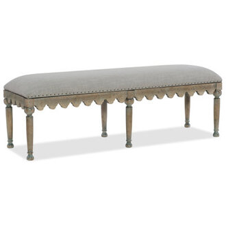 Levingston Linen Upholstered Bench