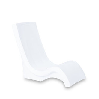 Step2 White Vero In-Water Pool Chair and Patio Lounger