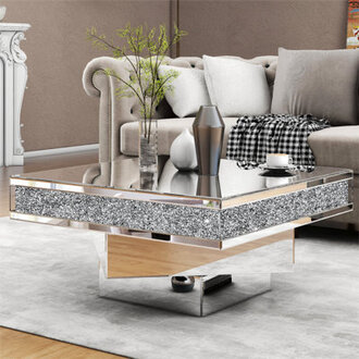 Fahd Mirrored Coffee Table