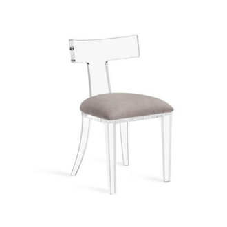 Hadrian 19 H Velvet Upholstered Stacking Side Chair