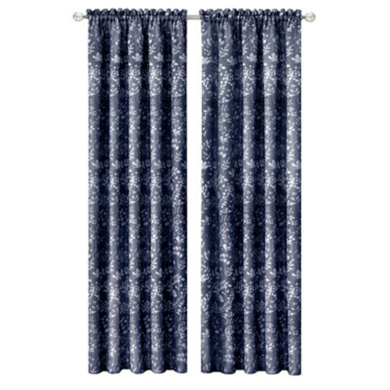 Dungall Polyester Semi Sheer Curtain Single Panel