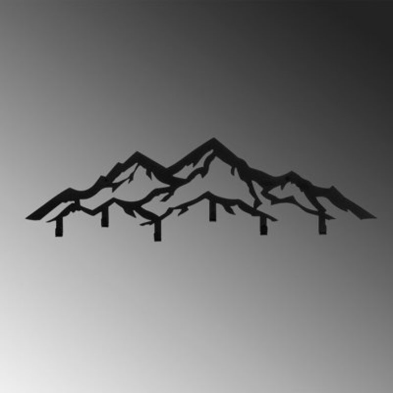 Iron Wall 5 - Hook Wall Mounted Coat Rack