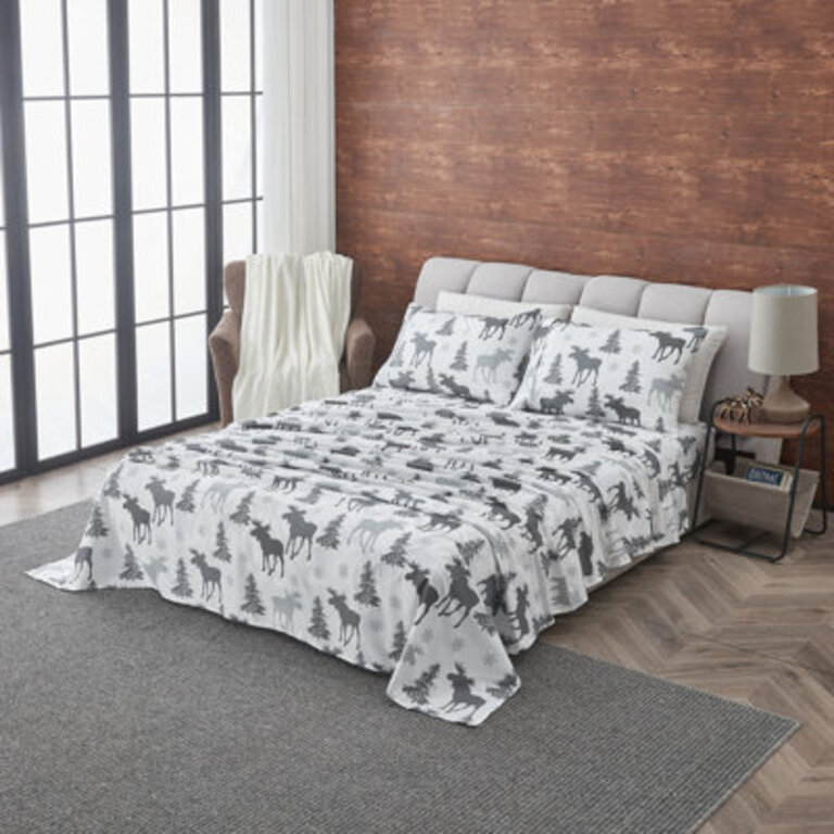 Ultra Soft Lodge Printed Microfiber Sheet Set