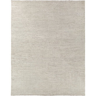 Saahith Hand Knotted Beige Area Rug