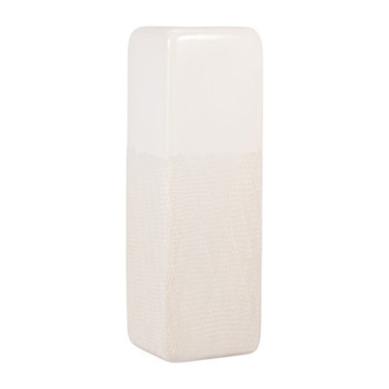 Modern Rounded Flower Vase for Home Decor - Decorative Table Vase for Living Room or Entryway Accent