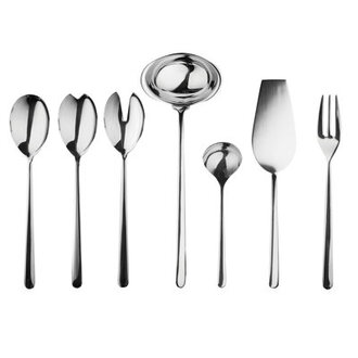 Linea 7 Piece Stainless Steel Hostess Set