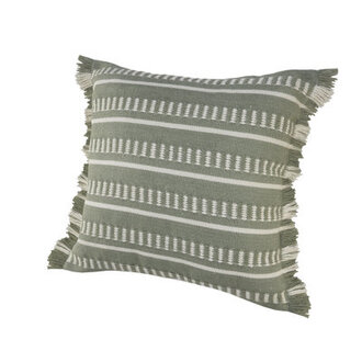 Ava Fringed IndoorOutdoor Throw Pillow