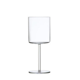 Set of 4 Modo 135 oz Crystal White Wine Glasses