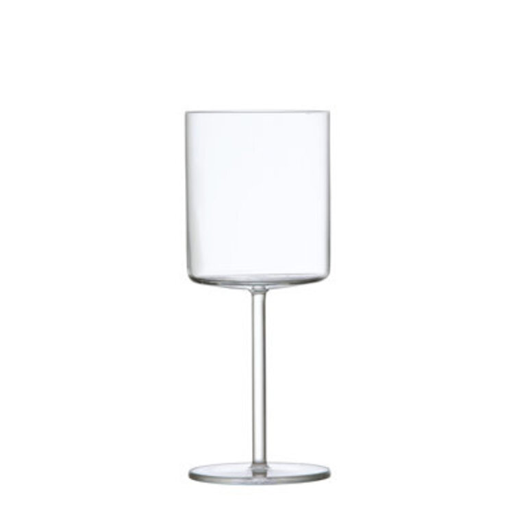 Set of 4 Modo 135 oz Crystal White Wine Glasses