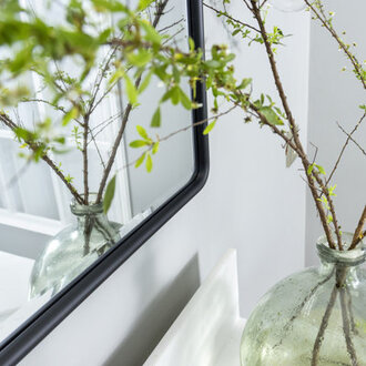 Lutalo Horizontal Beveled Bathroom  Vanity Mirror