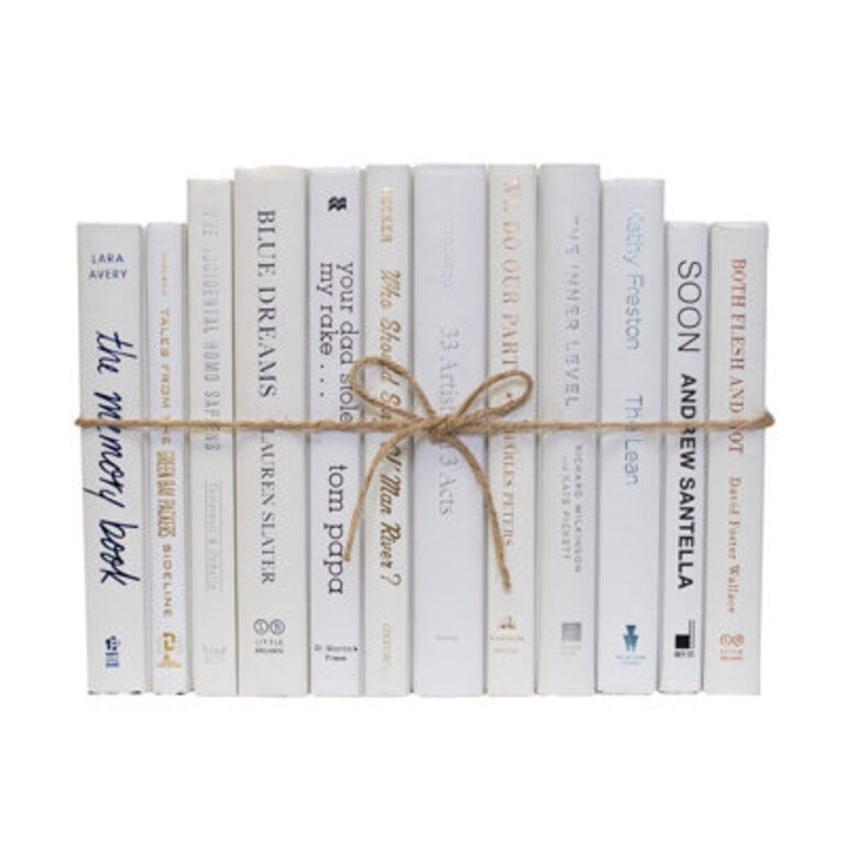 Serefina White Decorative Book Set