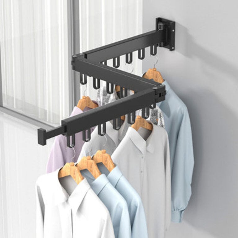 Collapsible Wall-Mounted Drying Rack