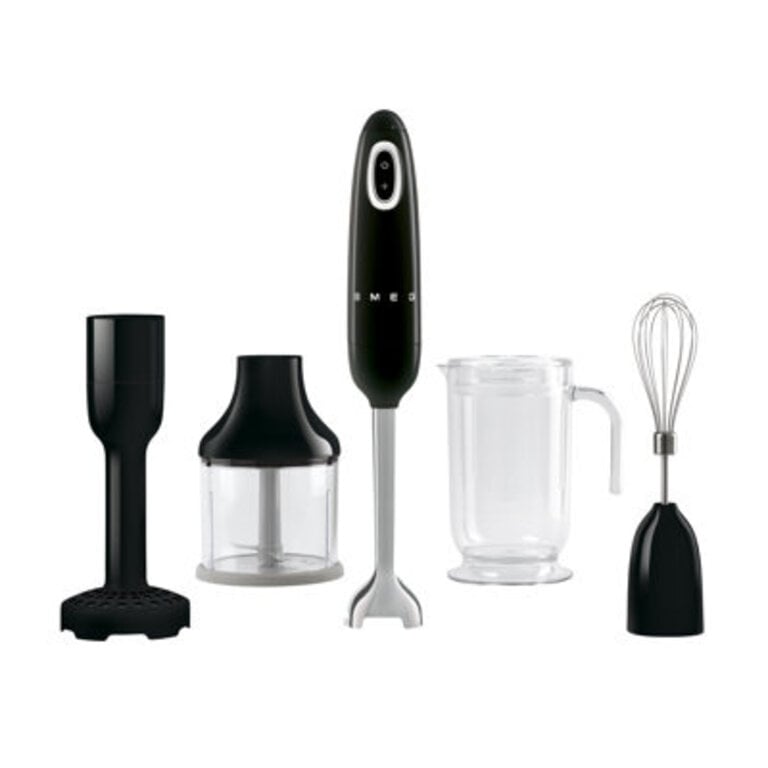 SMEG 50s Retro Style Hand Blender with accessories