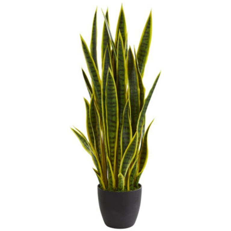 38 Artificial Snake Plant in Planter