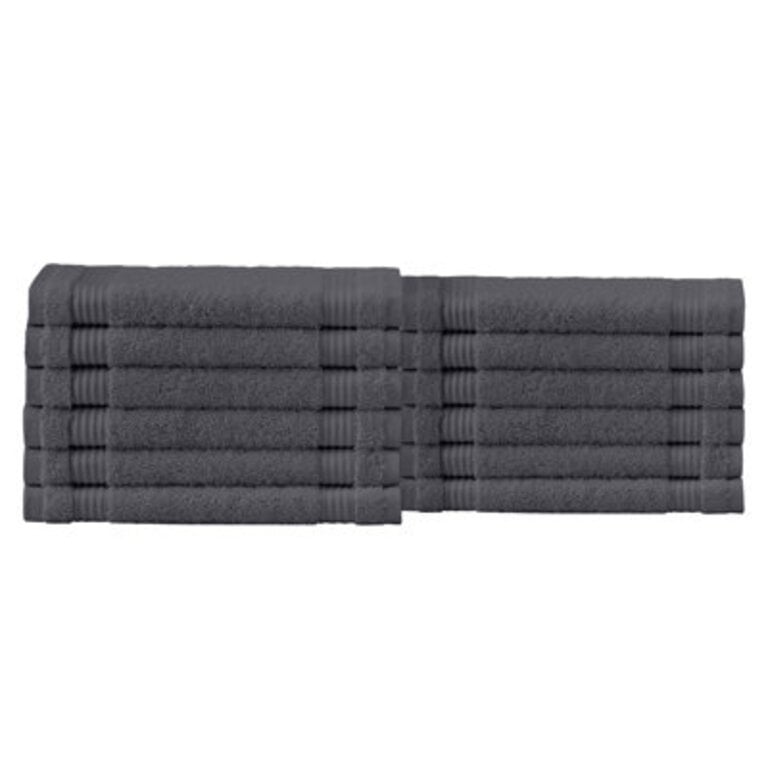 Shannan 12 Piece Turkish Cotton Washcloth Towel Set