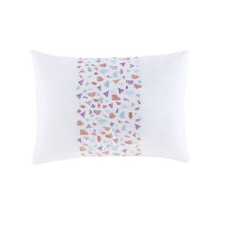 Glimmer Metallic Glitter Reversible Comforter Set