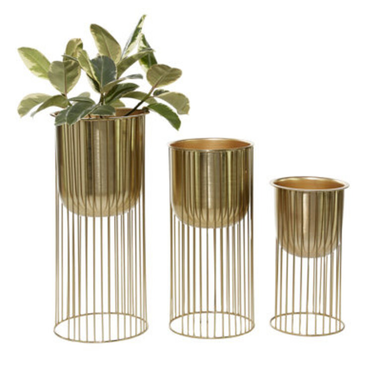 Gunnarr 3 - Piece 100 Iron Pot Planter Set